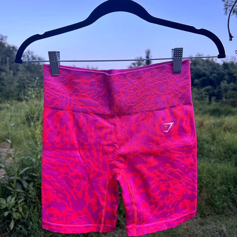 Gymshark Women's Vibrant Pink Bike Shorts